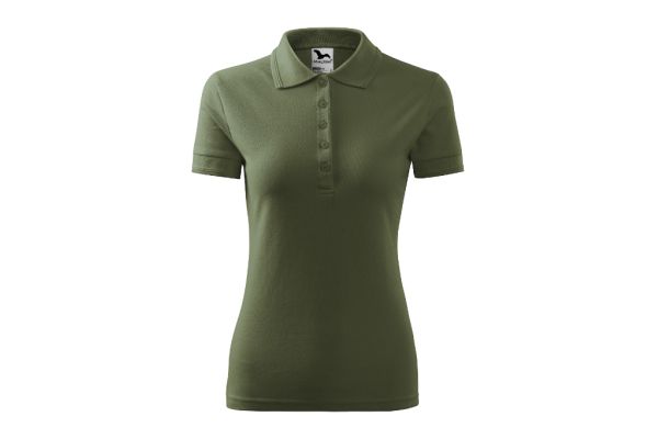 Polokošile dámská Pique Polo 210 khaki obrázek 2