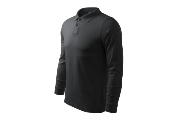 Polokošile pánská Single J. LS 211 ebony gray obrázek 1
