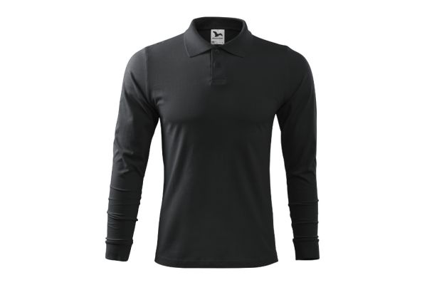 Polokošile pánská Single J. LS 211 ebony gray obrázek 2