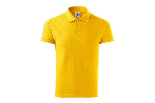 Polokošile pánská Cotton Heavy 215 žlutá obrázek 2