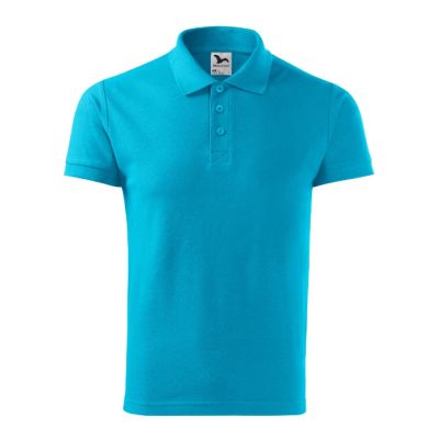 Polokošile pánská Cotton Heavy 215 tyrkysová obrázek 7035
