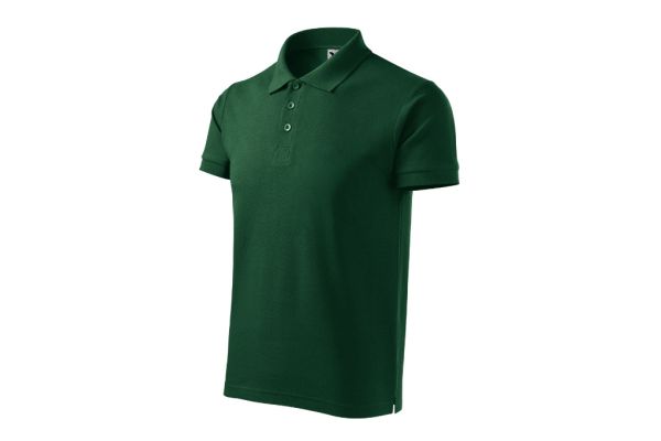Polokošile pánská Cotton Heavy 215 dark green obrázek 1