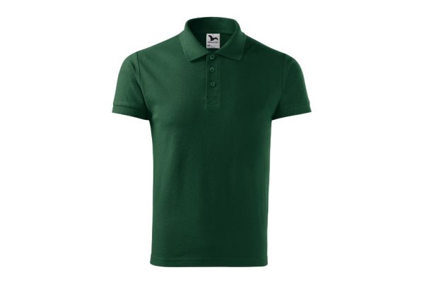 Polokošile pánská Cotton Heavy 215 dark green obrázek 2