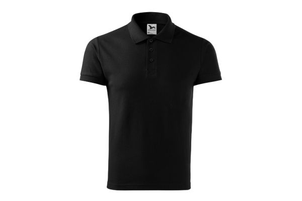 Polokošile pánská Cotton Heavy 215 černá obrázek 2
