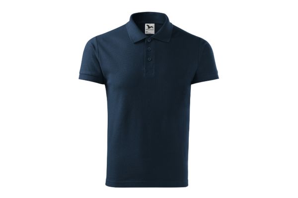 Polokošile pánská Cotton Heavy 215 námořní modrá obrázek 2