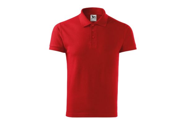 Polokošile pánská Cotton Heavy 215 červená obrázek 2