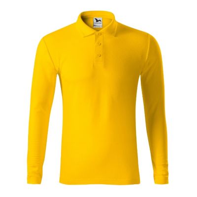 Polokošile pánská Pique Polo LS 221 žlutá obrázek 10825