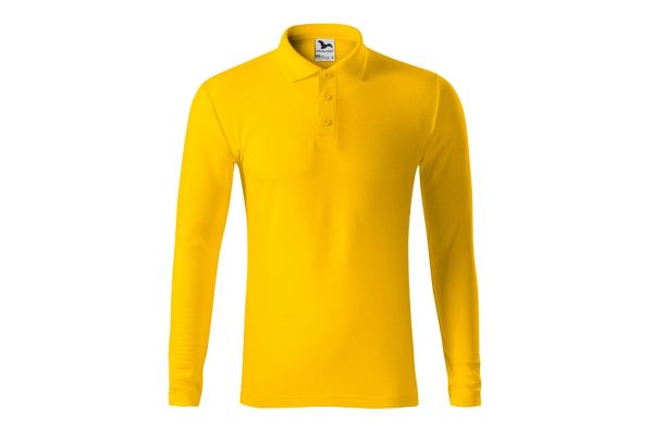 Polokošile pánská Pique Polo LS 221 žlutá obrázek 2
