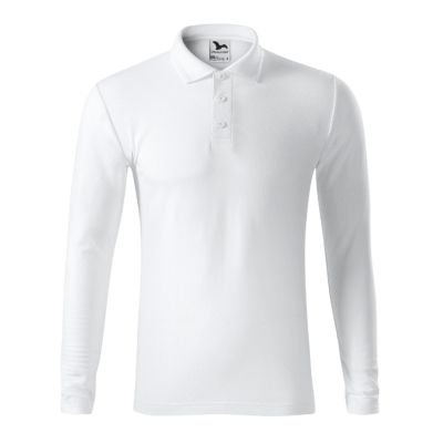 Polokošile pánská Pique Polo LS 221 bílá obrázek 3256