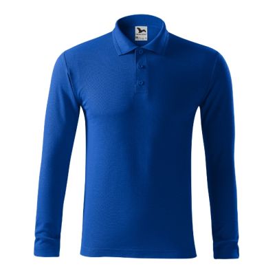 Polokošile pánská Pique Polo LS 221 královská modrá obrázek 3265