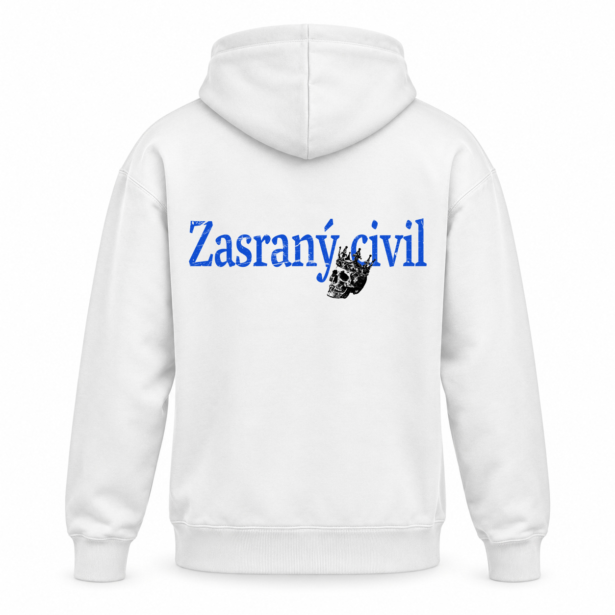 Bílá mikina Sígři - Zasraný civil