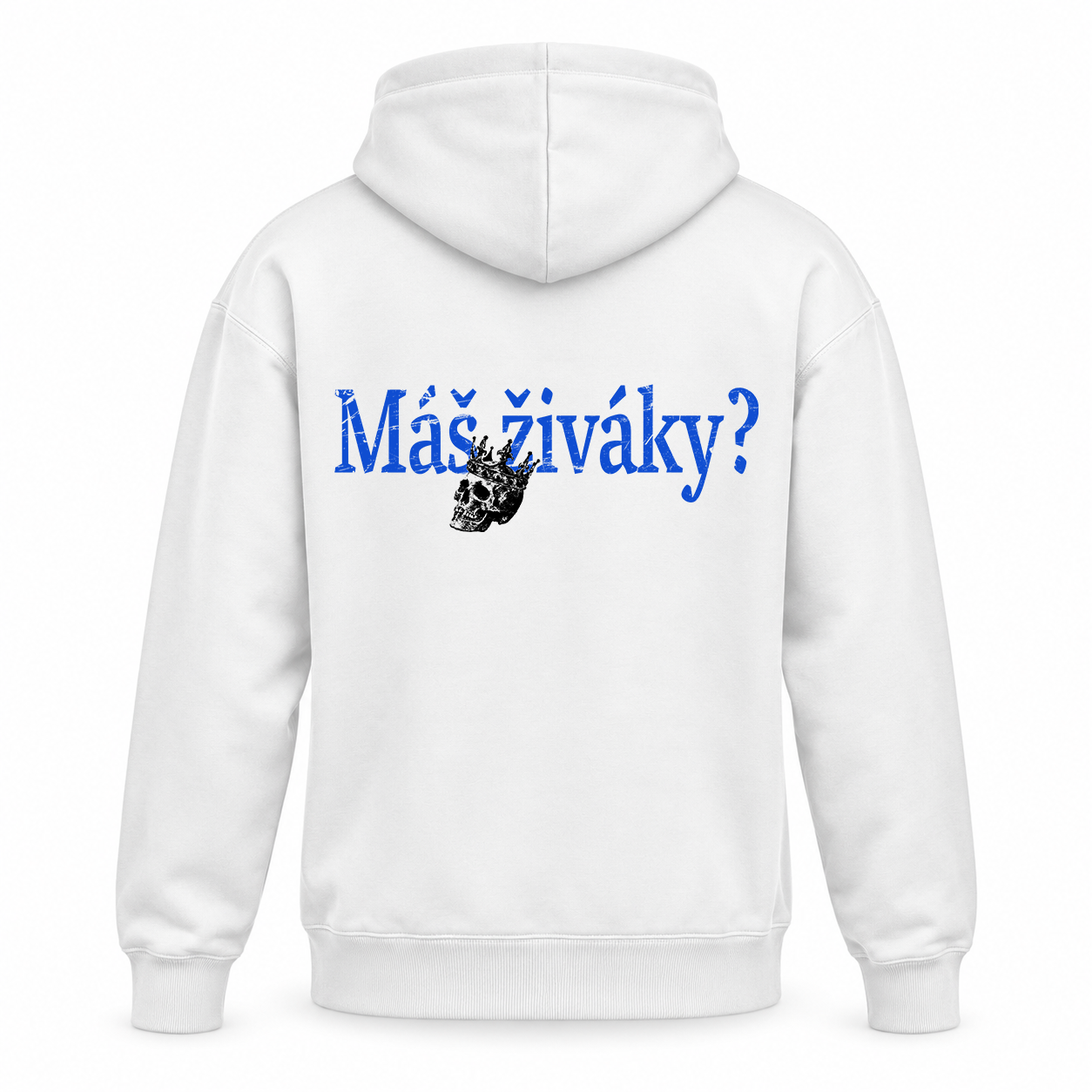 Bílá mikina Sígři - Máš živáky