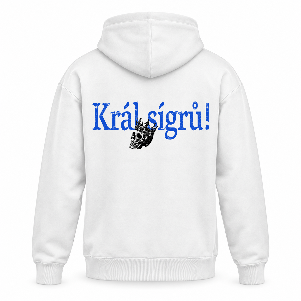 Bílá mikina Sígři - Král Sígrů