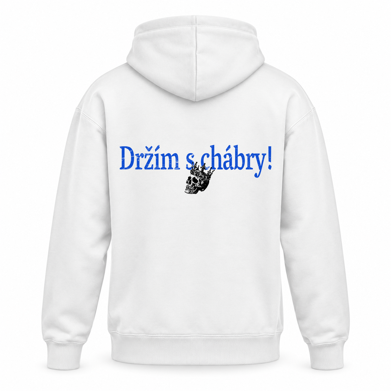 Bílá mikina Sígři - Držím s chábry