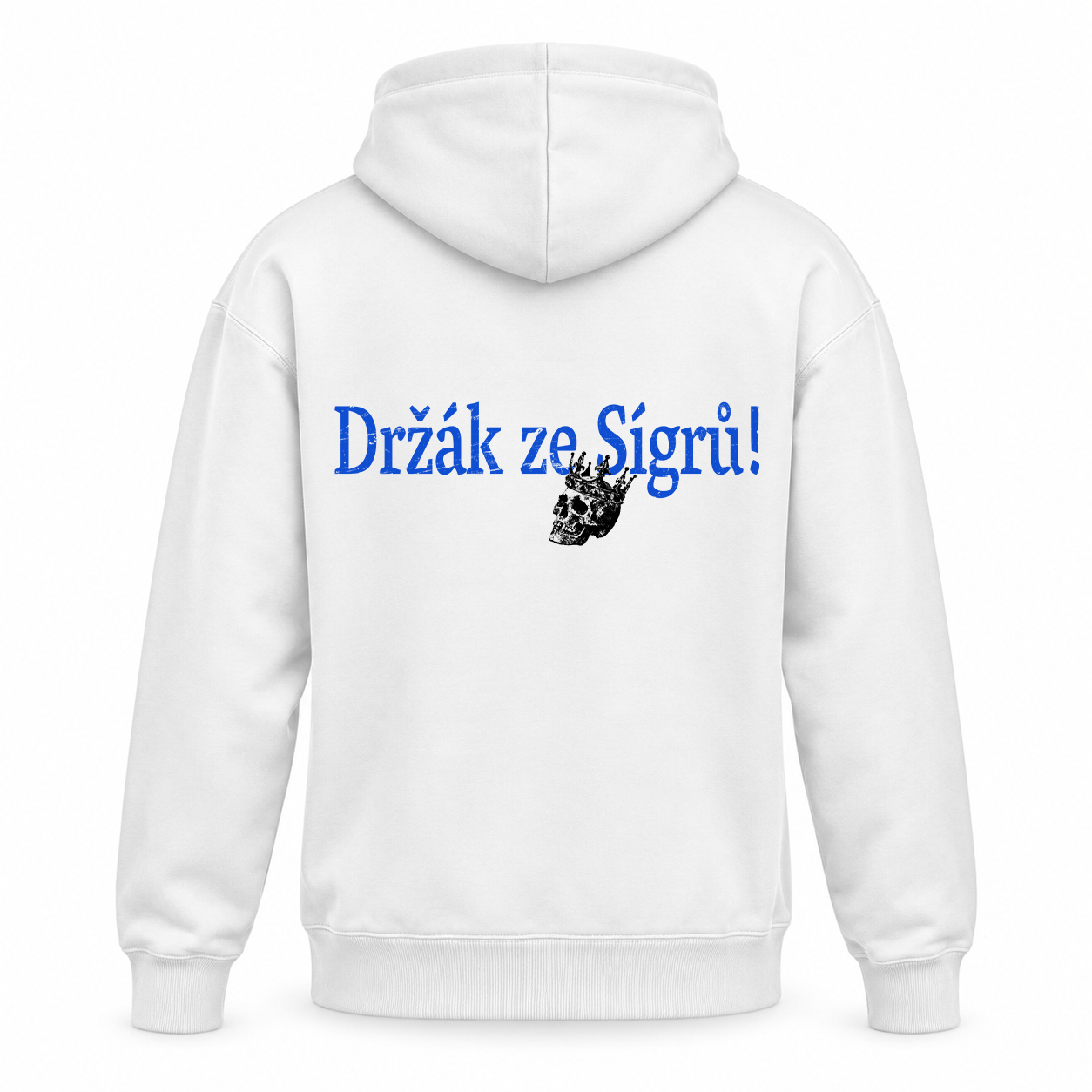 Bílá mikina Sígři - Držák ze Sígrů