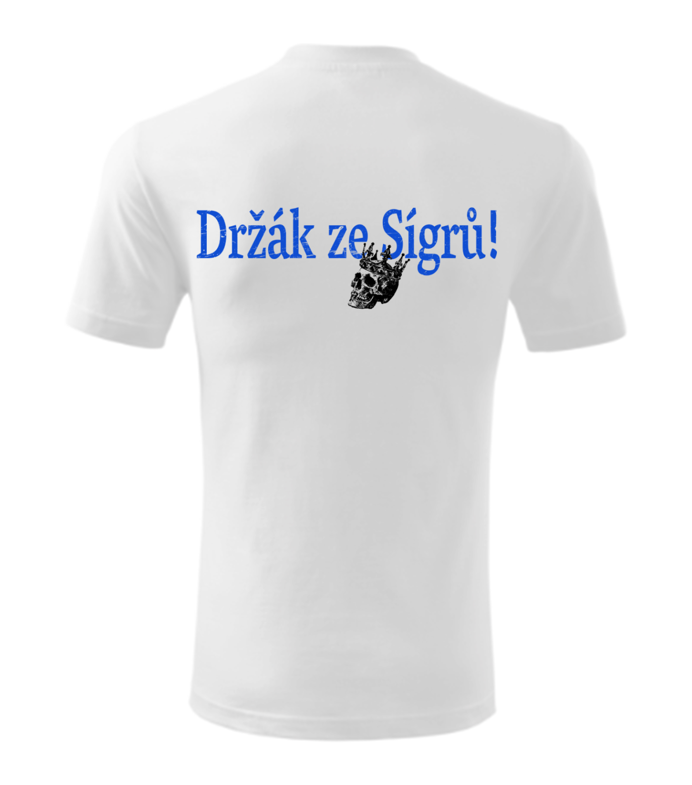 Bílé tričko Sígři - Držák ze Sígrů