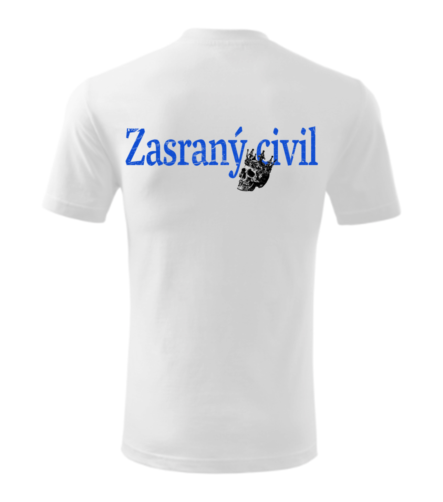 Bílé tričko Sígři - Zasraný civil