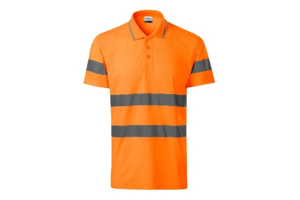 Polokošile unisex HV Runway 2V9 fluorescenční oranžová obrázek 2