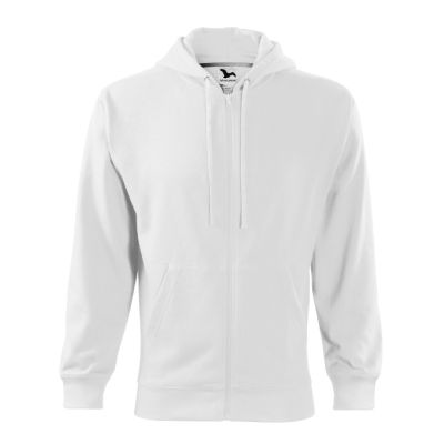 Mikina pánská Trendy Zipper 410 bílá obrázek 4205