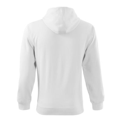 Mikina pánská Trendy Zipper 410 bílá obrázek 4206