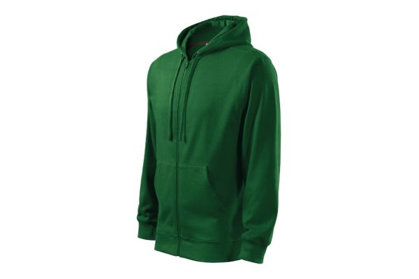 Mikina pánská Trendy Zipper 410 lahvově zelená obrázek 1