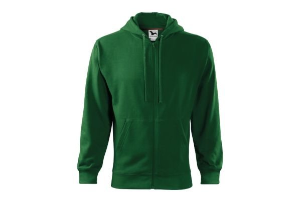 Mikina pánská Trendy Zipper 410 lahvově zelená obrázek 2