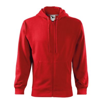Mikina pánská Trendy Zipper 410 červená obrázek 4220