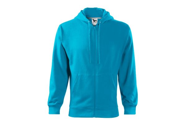 Mikina pánská Trendy Zipper 410 tyrkysová obrázek 2