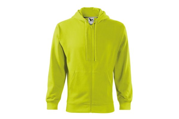 Mikina pánská Trendy Zipper 410 limetková obrázek 2