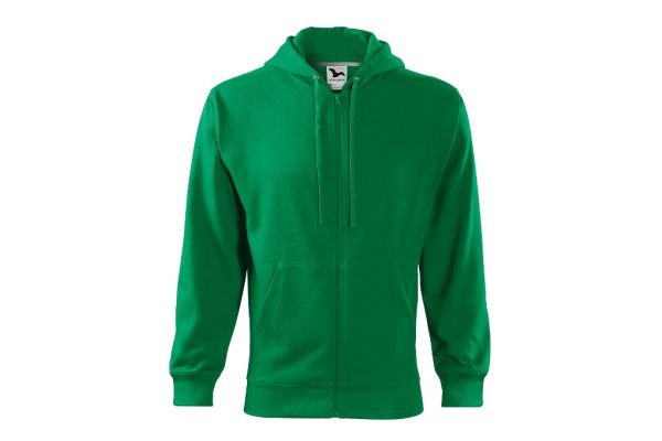 Mikina pánská Trendy Zipper 410 středně zelená obrázek 2