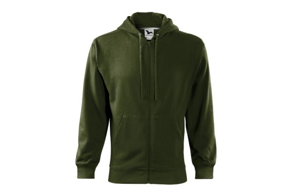 Mikina pánská Trendy Zipper 410 military obrázek 2