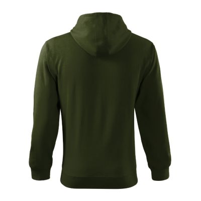 Mikina pánská Trendy Zipper 410 military obrázek 9169