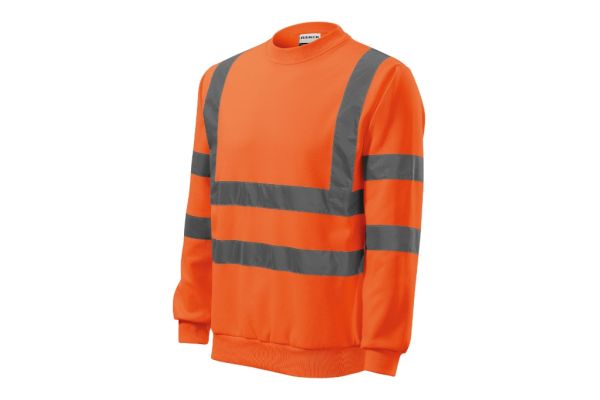 Mikina unisex HV Essential 4V6 fluorescenční oranžová obrázek 1