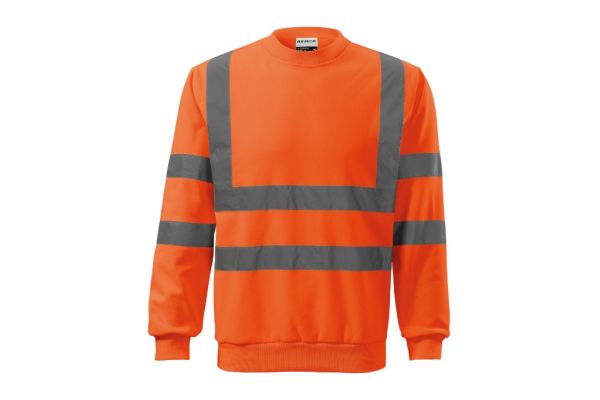 Mikina unisex HV Essential 4V6 fluorescenční oranžová obrázek 2