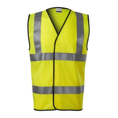 Bezpečnostní vesta unisex HV Bright 9V3 fluorescenční žlutá obrázek 5661