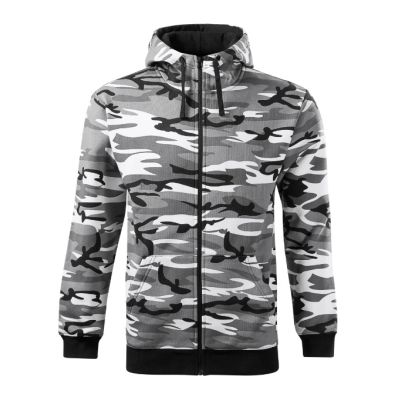 Mikina pánská Camo Zipper C19 camouflage gray obrázek 5711