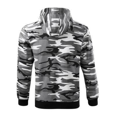 Mikina pánská Camo Zipper C19 camouflage gray obrázek 5712