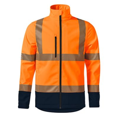 Softshellová bunda unisex HV Drop 5V3 fluorescenční oranžová obrázek 7189