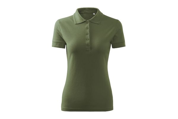 Polokošile dámská Pique Polo Free F10 khaki obrázek 2