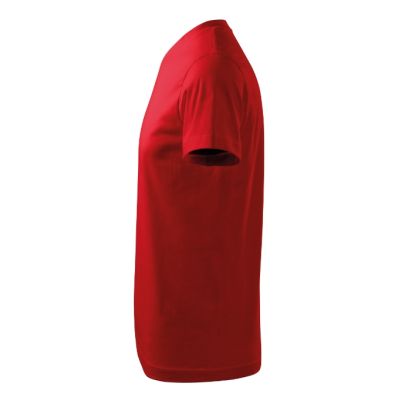 Tričko unisex Heavy V-neck 111 červená obrázek 244