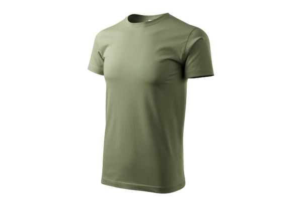 Tričko pánské Basic 129 khaki obrázek 1