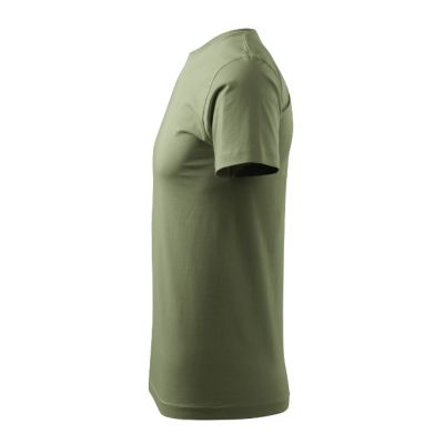 Tričko pánské Basic 129 khaki obrázek 748