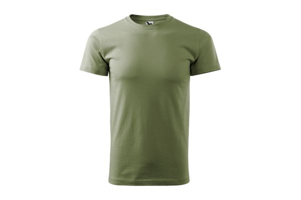 Tričko pánské Basic 129 světlá khaki obrázek 1