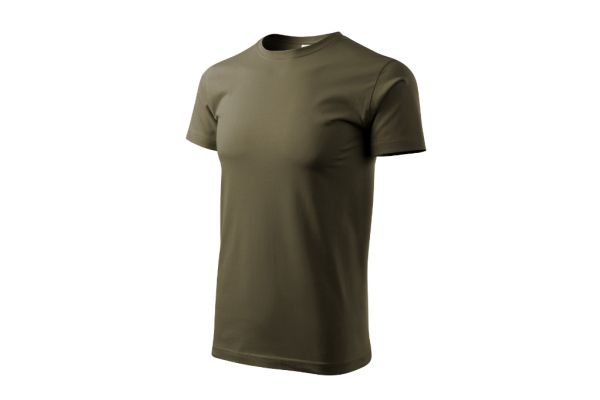 Tričko pánské Basic 129 army obrázek 1