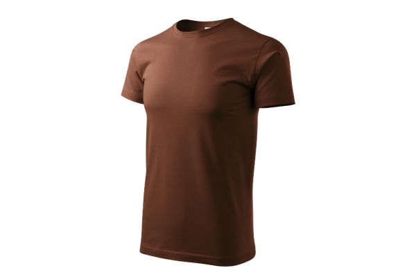 Tričko pánské Basic 129 čokoládová obrázek 1