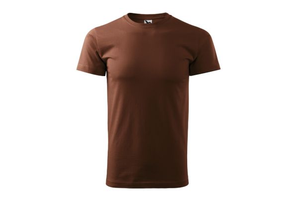Tričko pánské Basic 129 čokoládová obrázek 2