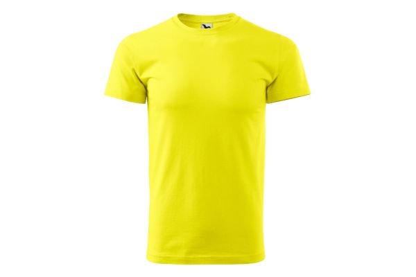 Tričko pánské Basic 129 citronová obrázek 2