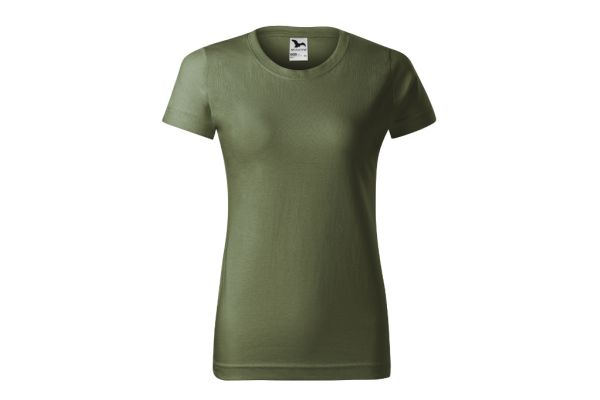 Tričko dámské Basic 134 khaki obrázek 2