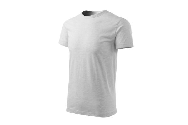 Tričko unisex Heavy New 137 světle šedý melír obrázek 1