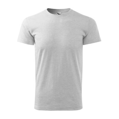 Tričko unisex Heavy New 137 světle šedý melír obrázek 1376